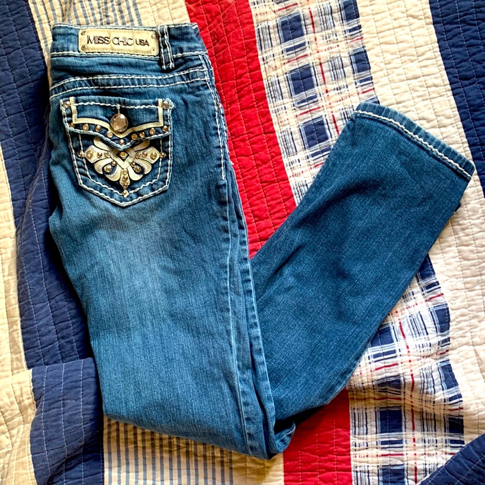 Miss chic USA ,Boot cut jeans never worn
